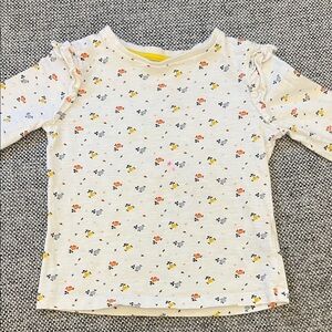 2-3yrs Charming Floral Long Sleeve Girls Tee